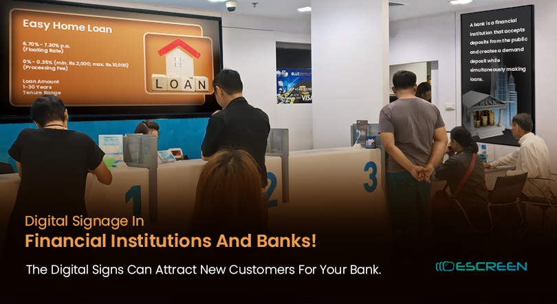 You are currently viewing Digital Signage In Financial Institutions And Banks!
