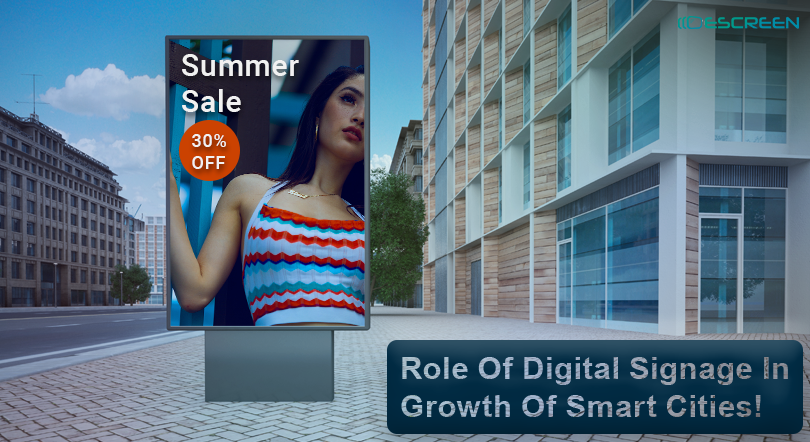 Read more about the article Role Of Digital Signage In Growth Of Smart Cities!