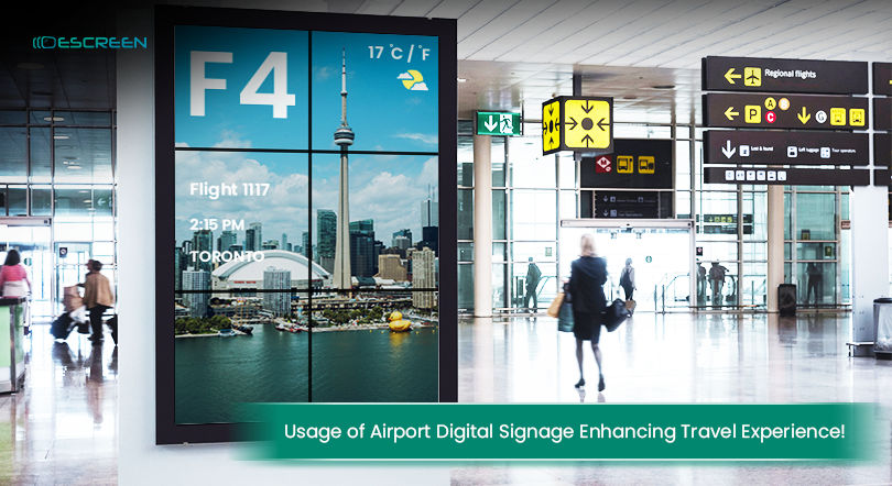 You are currently viewing Usage of Airport Digital Signage Enhancing Travel Experience!